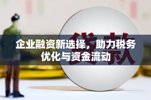 札达企业融资新选择，助力税务优化与资金流动