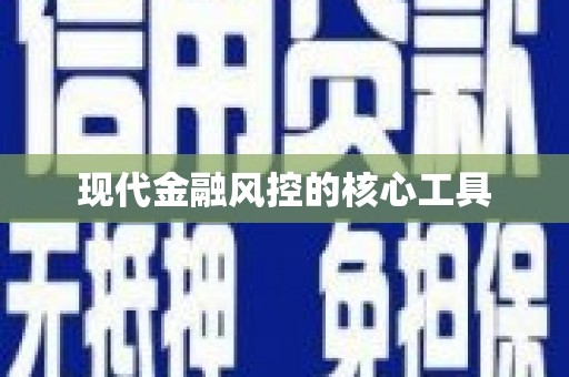 札达现代金融风控的核心工具