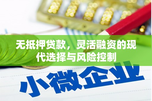 札达无抵押贷款，灵活融资的现代选择与风险控制