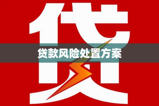 札达贷款风险处置方案