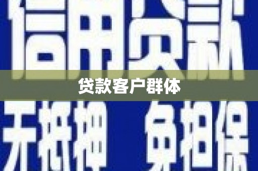 札达贷款客户群体