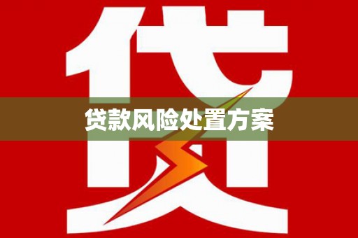 札达贷款风险处置方案