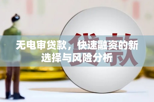 札达无电审贷款，快速融资的新选择与风险分析