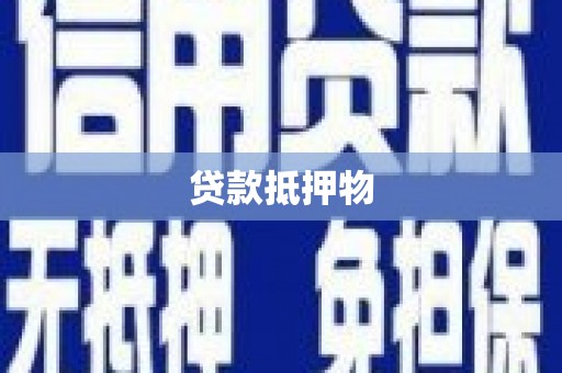 札达贷款抵押物