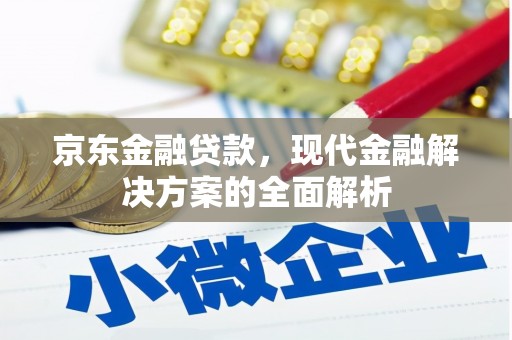 札达京东金融贷款，现代金融解决方案的全面解析
