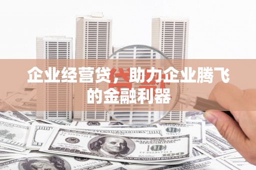 札达企业经营贷，助力企业腾飞的金融利器