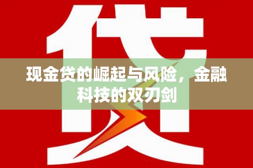 札达现金贷的崛起与风险，金融科技的双刃剑