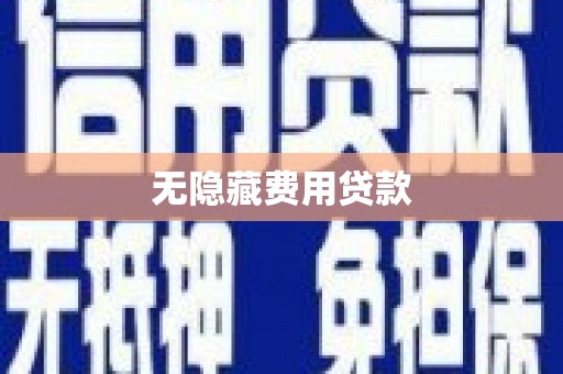 札达无隐藏费用贷款