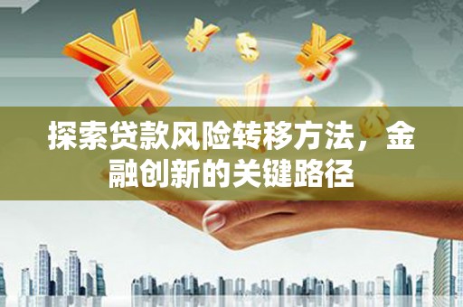 札达探索贷款风险转移方法，金融创新的关键路径