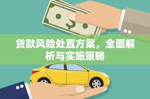 札达贷款风险处置方案，全面解析与实施策略