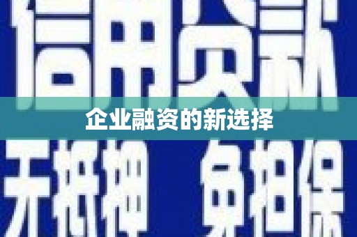 札达企业融资的新选择
